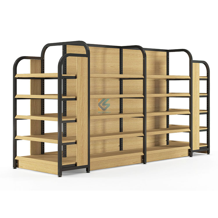 Wooden display rack